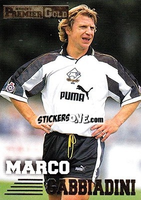 Sticker Marco Gabbiadini - Premier Gold 1996-1997 - Merlin