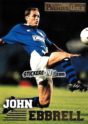 Sticker John Ebbrell - Premier Gold 1996-1997 n. 56 - Merlin