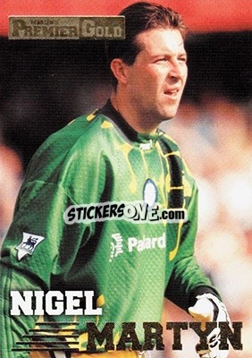 Sticker Nigel Martyn - Premier Gold 1996-1997 n. 66 - Merlin