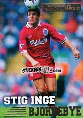 Sticker Stig Inge Bjornebye - Premier Gold 1996-1997 - Merlin