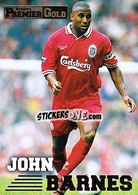 Sticker John Barnes - Premier Gold 1996-1997 n. 80 - Merlin