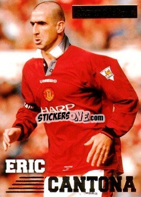 Sticker Eric Cantona - Premier Gold 1996-1997 n. 83 - Merlin