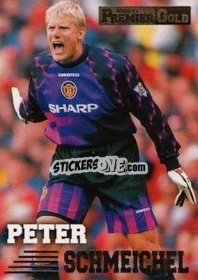 Sticker Peter Schmeichel - Premier Gold 1996-1997 n. 86 - Merlin