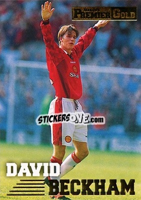 Sticker David Beckham - Premier Gold 1996-1997 n. 92 - Merlin