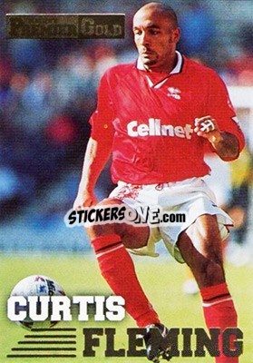 Sticker Curtis Fleming - Premier Gold 1996-1997 n. 100 - Merlin