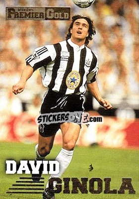 Sticker David Ginola - Premier Gold 1996-1997 n. 103 - Merlin
