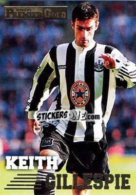 Sticker Keith Gillespie - Premier Gold 1996-1997 n. 107 - Merlin