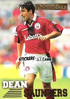 Sticker Dean Saunders - Premier Gold 1996-1997 n. 115 - Merlin