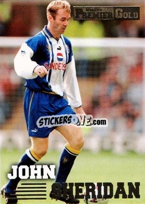 Cromo John Sheridan - Premier Gold 1996-1997 n. 124 - Merlin