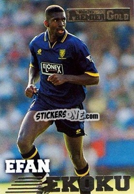 Sticker Efan Ekoku - Premier Gold 1996-1997 - Merlin