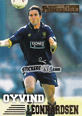 Sticker Øyvind Leonhardsen - Premier Gold 1996-1997 - Merlin