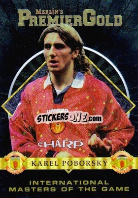 Sticker Karel Poborsky - Premier Gold 1996-1997 - Merlin