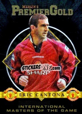 Sticker Eric Cantona - Premier Gold 1996-1997 n. M8 - Merlin