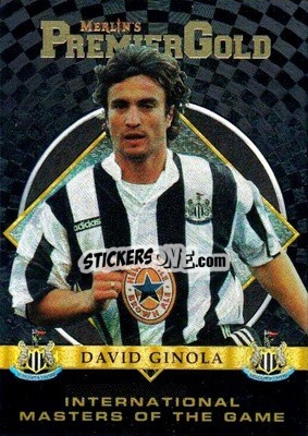 Sticker David Ginola - Premier Gold 1996-1997 n. M10 - Merlin