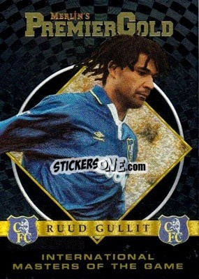 Sticker Ruud Gullit - Premier Gold 1996-1997 - Merlin