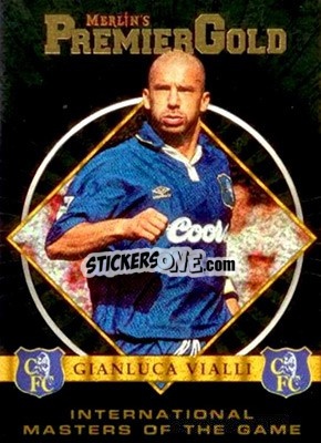 Cromo Gianluca Vialli - Premier Gold 1996-1997 - Merlin