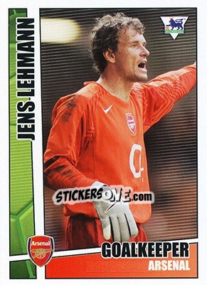 Sticker Jens Lehmann - Premier Stars 2005-2006 n. 5 - Merlin