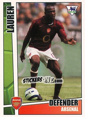 Sticker Lauren - Premier Stars 2005-2006 n. 6 - Merlin