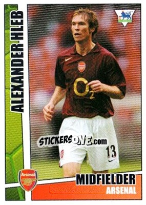 Sticker Alexander Hleb - Premier Stars 2005-2006 n. 9 - Merlin