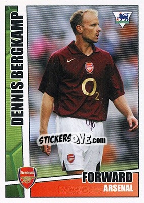 Sticker Dennis Bergkamp - Premier Stars 2005-2006 - Merlin