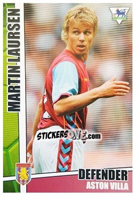 Sticker Martin Laursen - Premier Stars 2005-2006 n. 18 - Merlin
