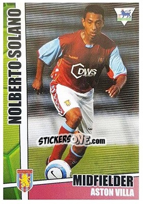 Sticker Nolberto Solano - Premier Stars 2005-2006 - Merlin