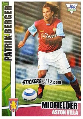 Sticker Patrik Berger - Premier Stars 2005-2006 n. 23 - Merlin