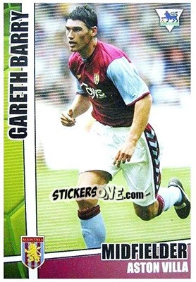 Sticker Gareth Barry - Premier Stars 2005-2006 n. 24 - Merlin