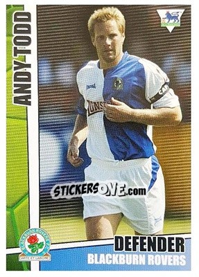 Figurina Andy Todd - Premier Stars 2005-2006 n. 39 - Merlin