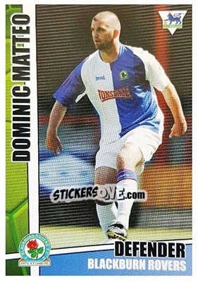 Sticker Dominic Matteo - Premier Stars 2005-2006 n. 40 - Merlin