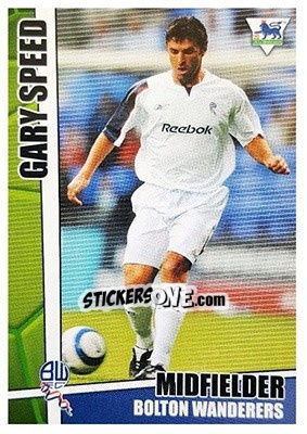 Sticker Gary Speed - Premier Stars 2005-2006 n. 54 - Merlin