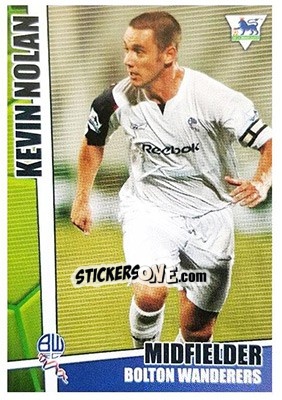 Sticker Kevin Nolan - Premier Stars 2005-2006 n. 55 - Merlin