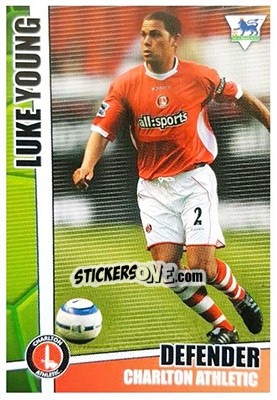 Sticker Luke Young - Premier Stars 2005-2006 n. 61 - Merlin