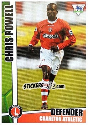 Sticker Chris Powell - Premier Stars 2005-2006 n. 65 - Merlin