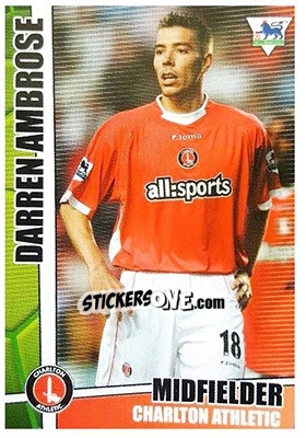 Sticker Darren Ambrose - Premier Stars 2005-2006 n. 67 - Merlin