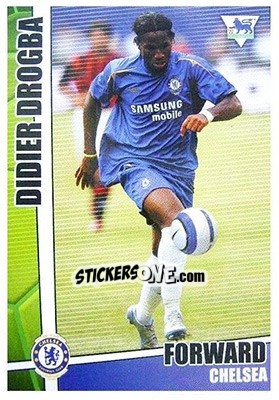 Sticker Didier Drogba - Premier Stars 2005-2006 n. 80 - Merlin