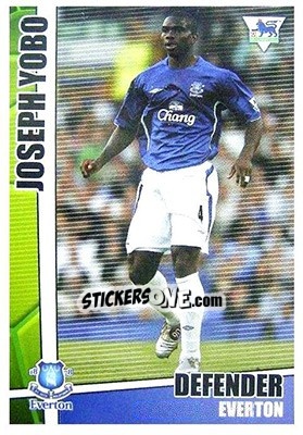 Sticker Joseph Yobo - Premier Stars 2005-2006 n. 85 - Merlin