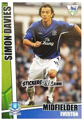 Sticker Simon Davies - Premier Stars 2005-2006 n. 86 - Merlin
