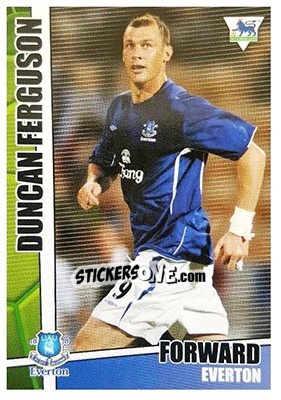 Sticker Duncan Ferguson - Premier Stars 2005-2006 n. 92 - Merlin