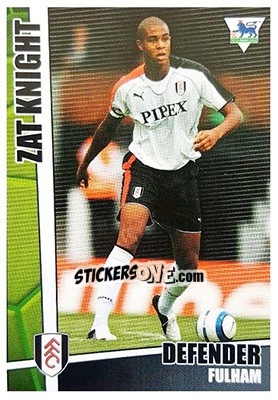 Sticker Zat Knight - Premier Stars 2005-2006 - Merlin