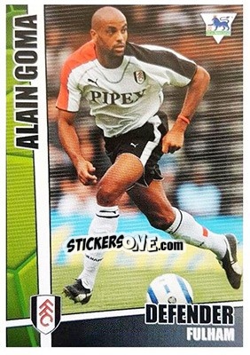 Sticker Alain Goma - Premier Stars 2005-2006 n. 96 - Merlin
