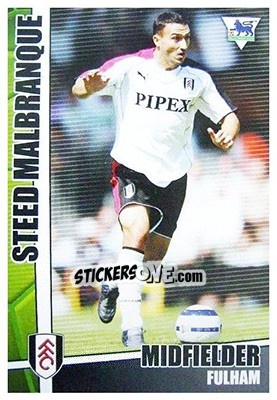 Sticker Steed Malbranque - Premier Stars 2005-2006 n. 98 - Merlin