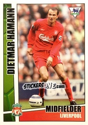 Sticker Dietmar Hamann - Premier Stars 2005-2006 n. 110 - Merlin