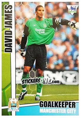 Sticker David James - Premier Stars 2005-2006 - Merlin