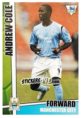 Sticker Andrew Cole - Premier Stars 2005-2006 n. 125 - Merlin