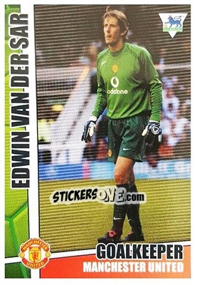 Sticker Edwin van der Sar - Premier Stars 2005-2006 n. 126 - Merlin