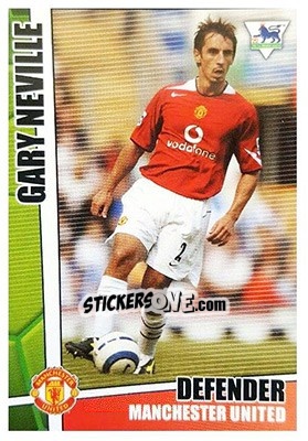Sticker Gary Neville - Premier Stars 2005-2006 - Merlin