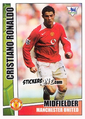 Cromo Cristiano Ronaldo - Premier Stars 2005-2006 - Merlin