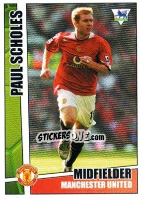 Sticker Paul Scholes - Premier Stars 2005-2006 - Merlin