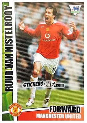 Sticker Ruud van Nistelrooy - Premier Stars 2005-2006 n. 136 - Merlin